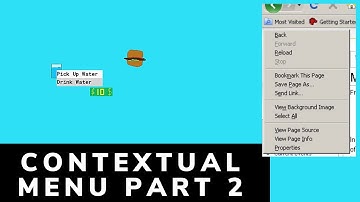 Basic Contextual Menu Tutorial Part 2 | GameMaker | Buttons