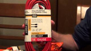 WorkChoice 16/2 Slim Plug, 7′ How to Pick an Extension Cord - Extension Cord Safety