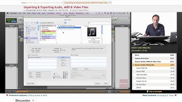 Pro Tools - Importing & Exporting Audio, MIDI & Video Files