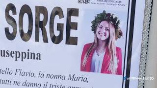 16 Febbraio 2022   San Vito dei N nni   Il giorno del dolore per l'ultimo saluto a Sara