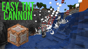 Insane Command Block TNT Cannon - Easy Build