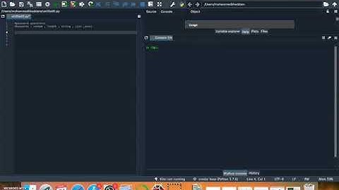 Password generator using python, مولد كلمات سر باستخدام البايثون