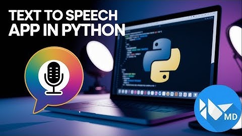 🎙️ Text to Speech App Using Python & KivyMD | Complete UI + Voice Logic Tutorial 🔥
