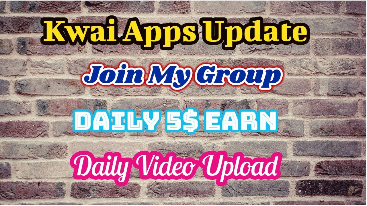 Update Kwai Apps Video Group Work Apps Join Messenger Group Kwai