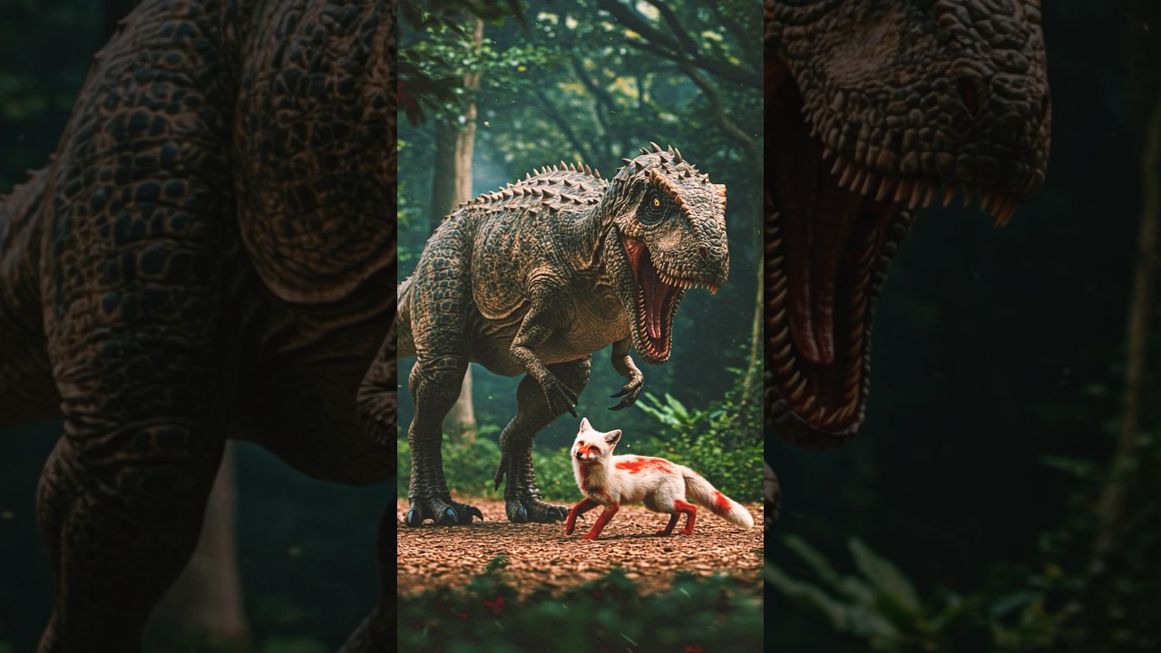 Dinosaur Attack : Dog in Danger - Unbelievable Story 