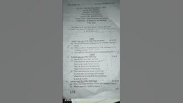 UG 3rd semester examination 2023 English honours 👈👉(Knu University). #knu cc5