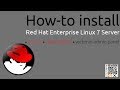 How-to install Red Hat Enterprise Linux 7 Server + Static ip + LAMP SERVER + web