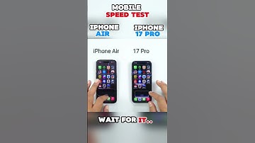 ⚡☠️ IPHONE AIR VS IPHONE 17 PRO SPEED TEST!!