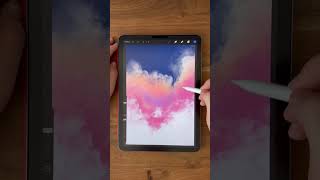 Amazing Sky Art in Procreate | Digital Drawing Tutorial | Procreate tips | Procreate idea | clouds