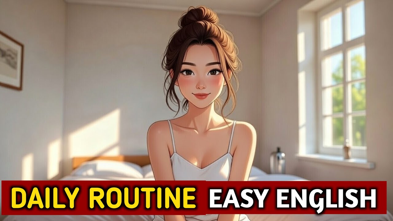 Daily Routine in English | Slow & Easy English for Beginners - YouTube