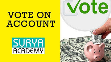 TNPSC Group 1 Indian Polity | Economics | Vote on Account