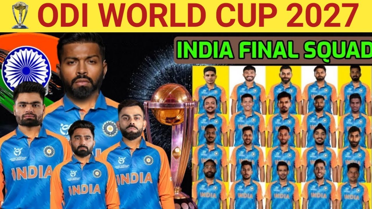 ICC World Cup 2027।ICC ODI World Cup 2027। ODI World Cup 2027 Team