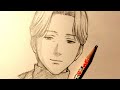 ASMR | Pencil Drawing 199 | Johan Liebert (Request)