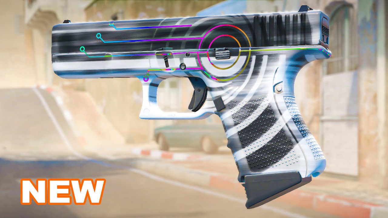 HOLY SHIT!!! THIS NEW GLOCK IS CRAZY🔥🔥- CS2 Glock 18 Trace Lock Ingame Showcase - ACHROMA Collection