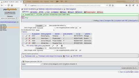 Video Presentasi Tugas Akhir Pemrograman Berbasis Web