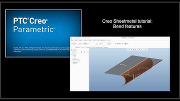 Creo Sheetmetal tutorial: How to use Bend feature