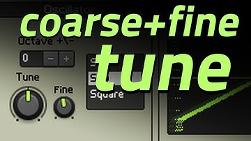 Reaktor Tutorial - How to create oscillator TUNE CONTROLS
