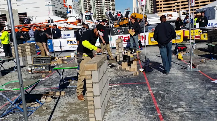 Apprentice Skills Challenge with Fernando Gonzalez at World of Concrete
