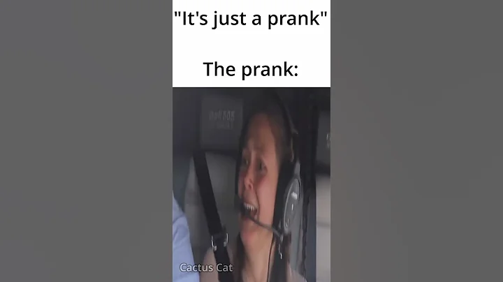 It's just a prank