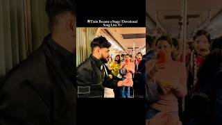 Devotional Singing in Train🚆🎸Lord Song Live Performance Crowd Gathering Moment#Shorts #Viral #Music