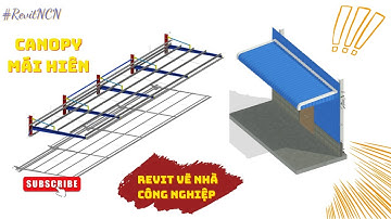 Canopy trong Revit Nhà công nghiệp