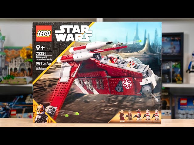 LEGO Star Wars 75354 CORUSCANT GUARD GUNSHIP Review! (2023) 