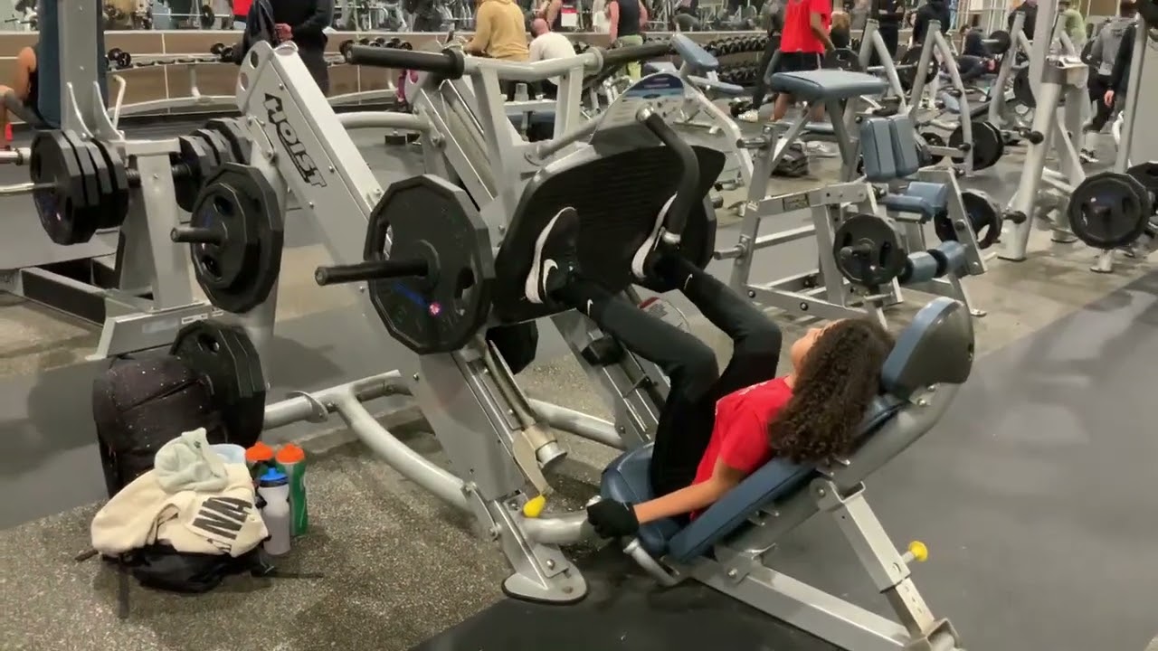 Leg Presses to build strong legs as well as definition