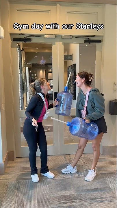 Is carrying a Stanley around considered Crossfit? 🤷‍♀️ #stanley #