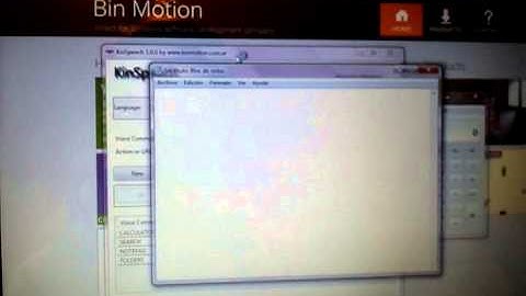 KinSpeech - Open programs with your voice using Kinect for Windows