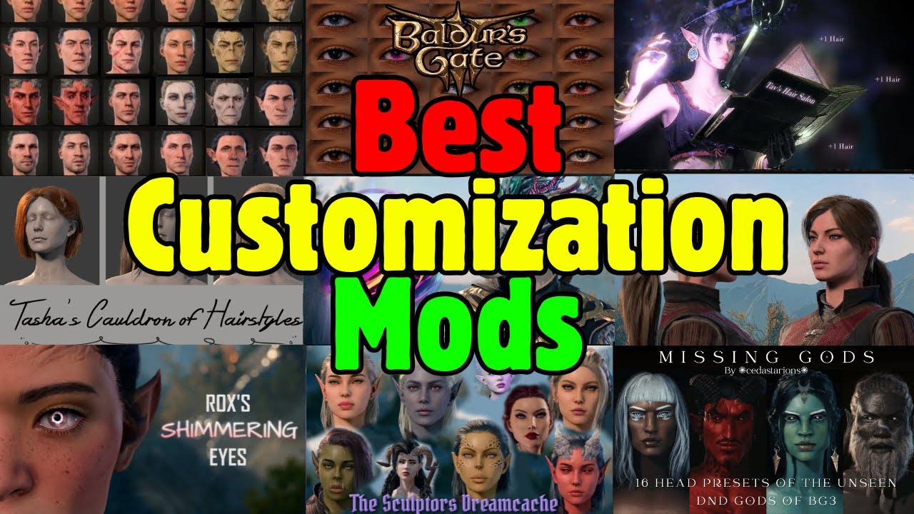 BEST CHARACTER CUSTOMIZATION MODS in Baldur's Gate 3 Mod Manager - YouTube