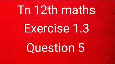 Tn 12th maths exercise 1.3 question 5/Applications of matrices and determinants