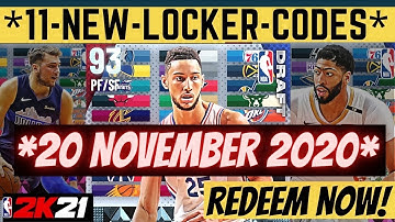 Locker Codes 2K21 | NBA 2K21 Locker Codes | 11 My Team Locker Codes| 2K21 Locker Codes | Next Gen