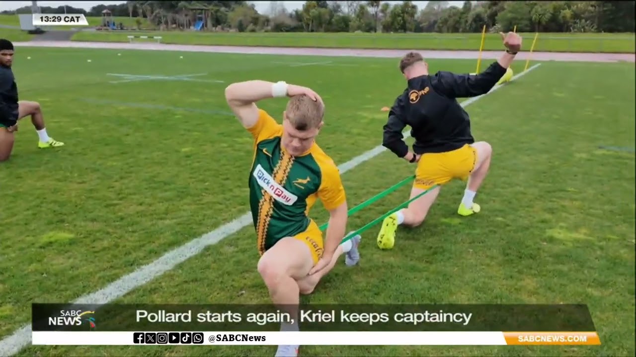 Four changes to Boks starting XV for All Blacks clash - YouTube