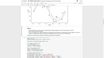 30. Regularization Demo: Polynomial Regression with Noise Reduction