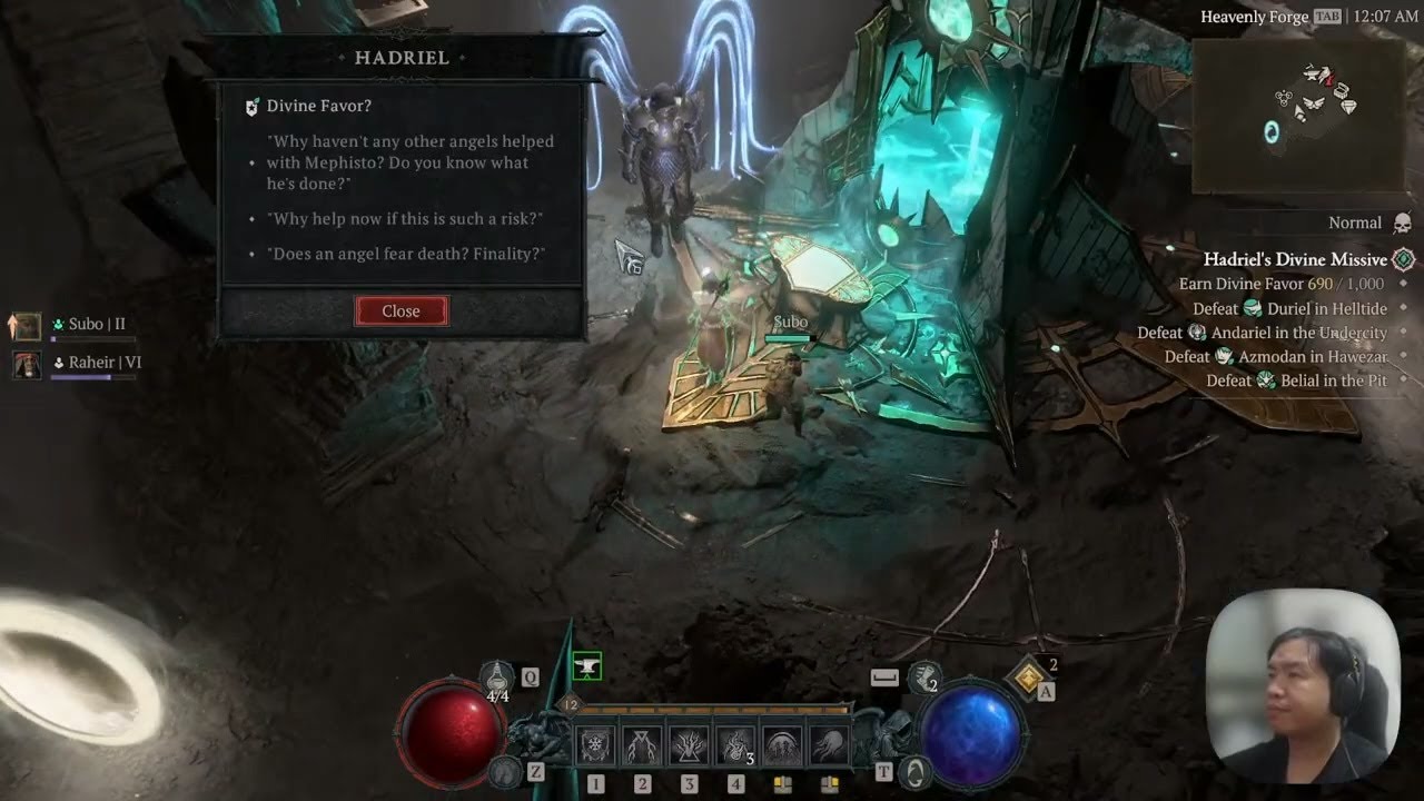 Diablo 4 - Session 11 - Sorcerer 2 - Defeat Duriel for Hadriel's Divine Missive