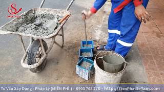 [CỰC KỲ QUAN TRỌNG] Đo Độ Sụt Trước Khi ĐỔ BÊ TÔNG SÀN | Xây Dựng Nhà Phố