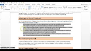 Word Chapter 3 Sorting