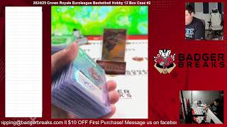 2024/25 Crown Royale Euroleague Basketball Hobby 12 Box Case #2