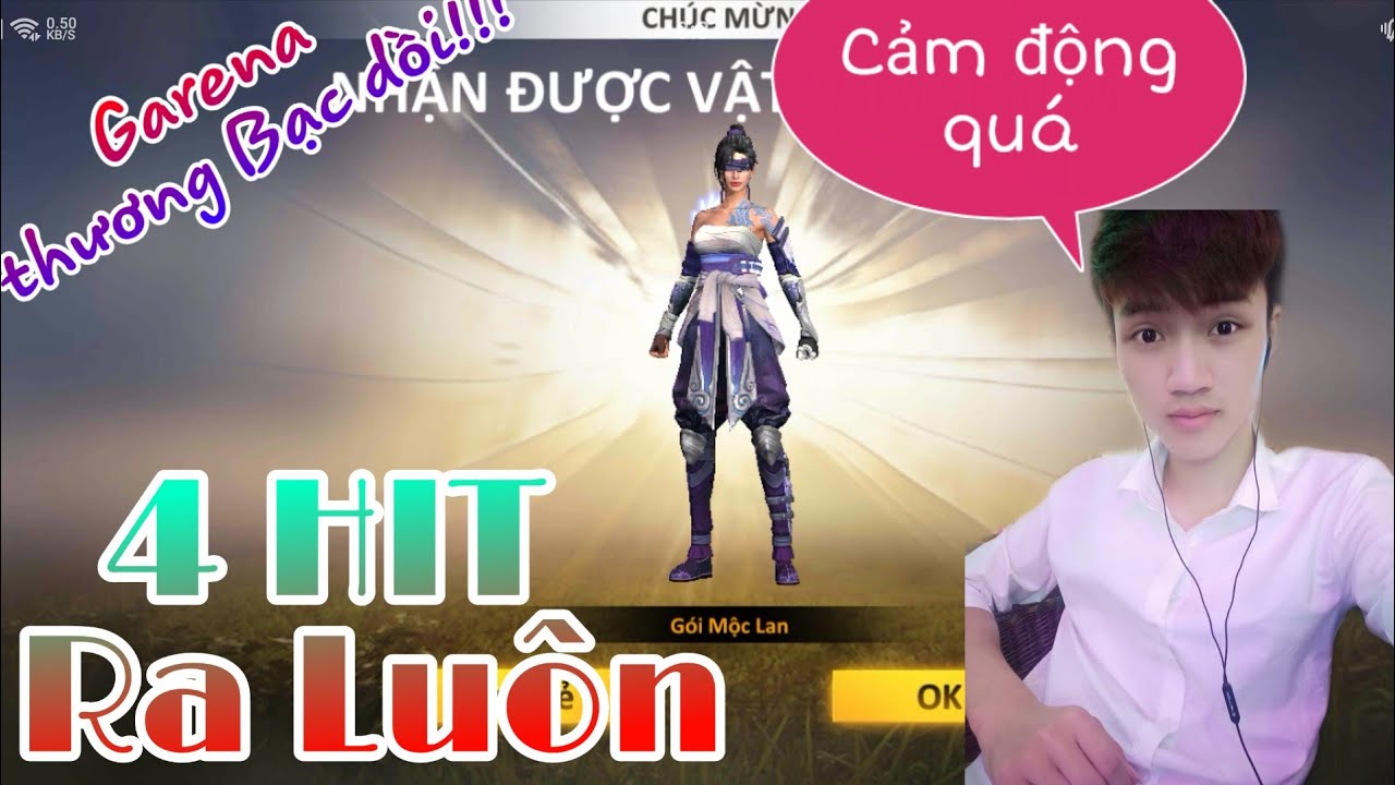 [Free Fire] Cảm xúc vỡ oà khi chỉ 4 HIT ra luôn Set Mộc Lan camera iphone 8 plus apk