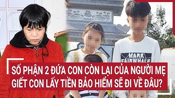 Điểm nóng: Số phận 2 đứa con còn lại của người mẹ sát hại con để lấy tiền bảo hiểm sẽ đi về đâu?