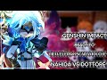 GENSHIN IMPACT react to Nahida Vs Dottore|| Luna VII Archon Quest cutscene ||Gacha Club