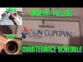 Iron curtain maintenance Hellenbrand Iron curtain cleaning. IMPORTANT UPGRADES ALSO