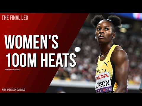 Julien & Melissa Look Comfortable + Sha'carri & Shericka in Form | Women's 100m Initial Reaction 