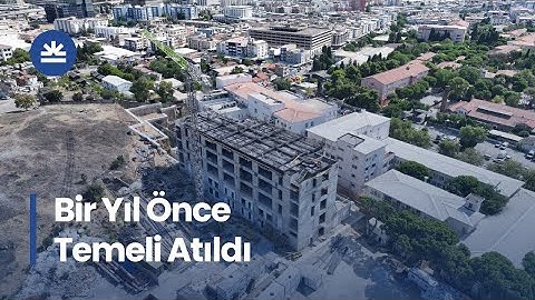 Eşrefpaşa Hastanesi İnşaatı Beşinci Kata Ulaştı (Drone Çekimi)