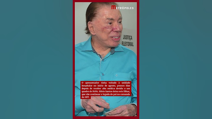 Morr3 Silvio Santos, dono do SBT, aos 93 anos