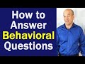 Behavioral Interview Techniques Quiz