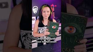 Make a Halloween Spellbook with a MOVING EYE! 💀#shorts