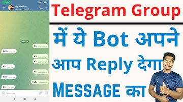 How to add auto reply bot in telegram | Telegram par auto reply bot kaise lagaye | Telegram bot.