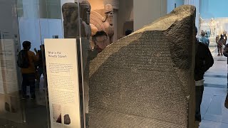 Walking around The British Museum until I find a stolen artefact